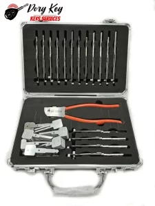 Lishi 2 in 1 Decoder and Pick Version 3 – 16 Pieces Full Set w/ Tool Box
