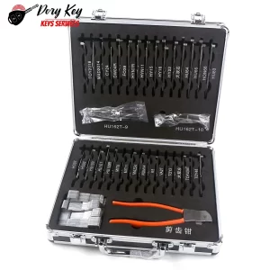 Lishi 2 in 1 Decoder and Pick Version 3 – 32 Pieces Full Set w/ Tool Box