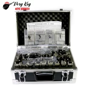 Lishi 2 in 1 Decoder and Pick Version 3 – 102 Pieces Full Set w/ Tool Box